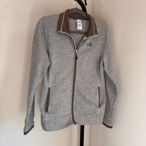 The North Face Gray and Brown Jacket